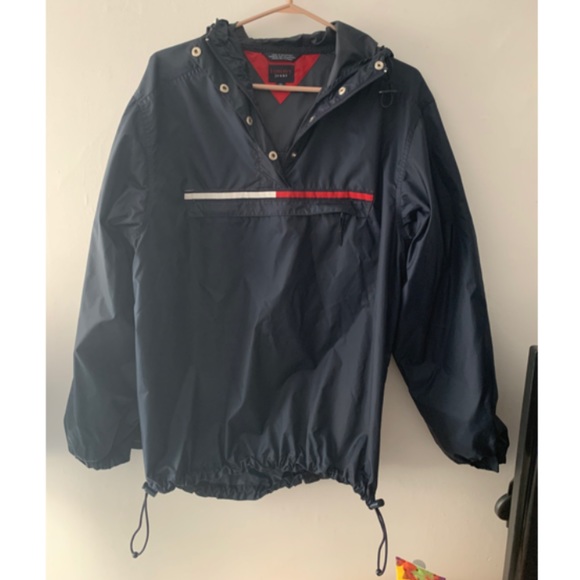 Tommy Hilfiger Jackets & Blazers - Tommy Hilfiger Navy Blue Windbreaker